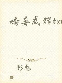 娇妾成群txt