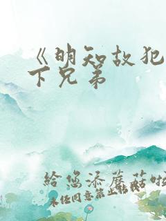 《明知故犯》年下兄弟