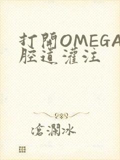 打开OMEGA腔道灌注