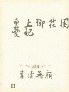 皇上御花园中要爱妃