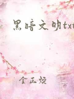 黑暗文明txt
