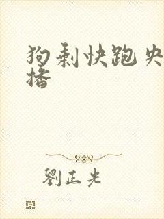 狗剩快跑央八首播