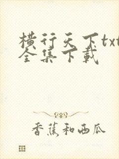 横行天下txt全集下载