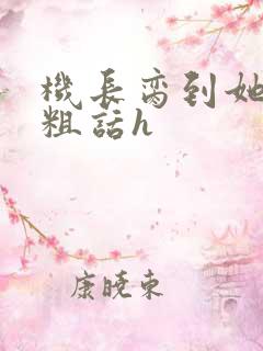 机长脔到她哭h粗话h