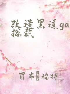 改造黑道gay总裁