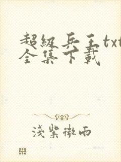 超级兵王txt全集下载