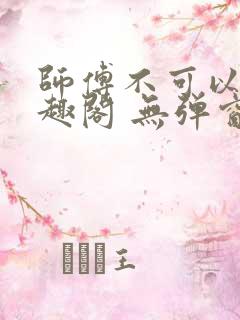 师傅不可以 笔趣阁 无弹窗