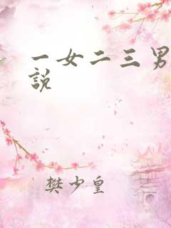 一女二三男事小说