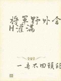 将军野外含公主H灌满