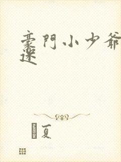 豪门小少爷是财迷