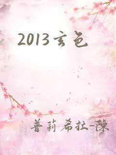 2013玄色