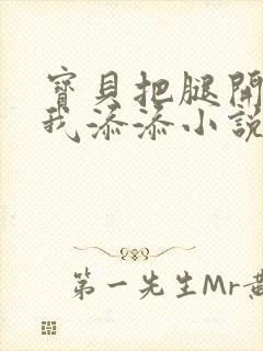 宝贝把腿开大让我添添小说