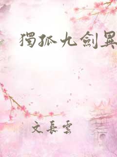 独孤九剑异世录