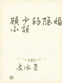 顾少的隐婚罪妻小说