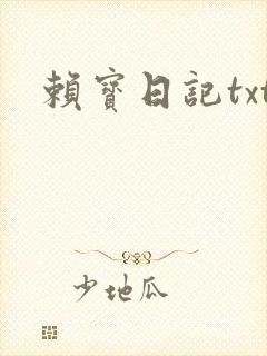 赖宝日记txt