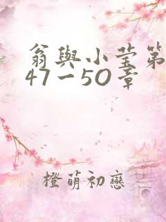 翁与小莹第十部47一5O章