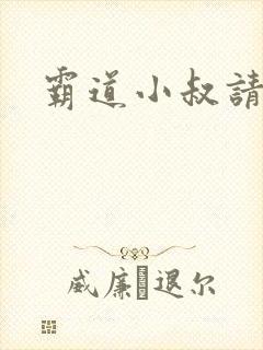 霸道小叔请轻撩