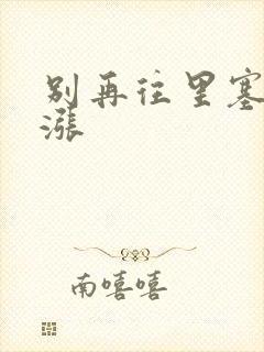 别再往里塞了好涨