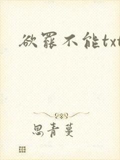 欲罢不能txt