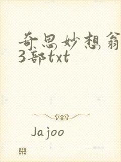 奇思妙想翁乱13部txt