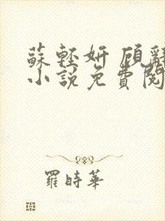 苏轻妍 顾辞笙小说免费阅读