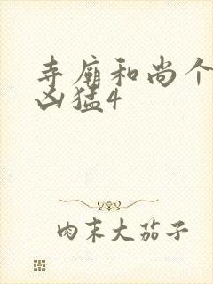 寺庙和尚个个很凶猛4