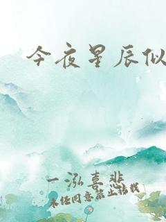 今夜星辰似你