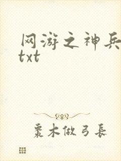 网游之神兵利器txt