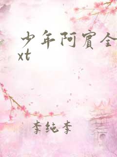 少年阿宾全集txt