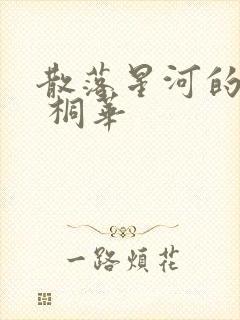 散落星河的记忆 桐华