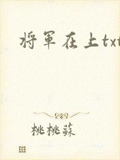 将军在上txt