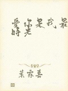 爱你是我最好的时光