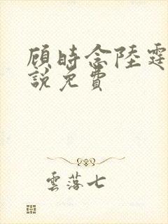 顾时念陆霆骁小说免费