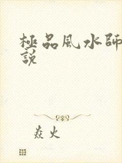 极品风水师 小说