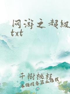 网游之超级鬼才txt