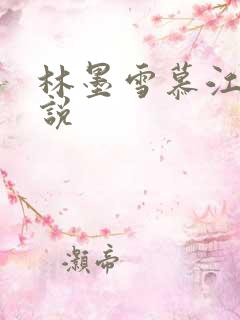 林墨雪慕江行小说