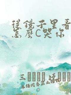 从镜子里看我是怎么C哭你