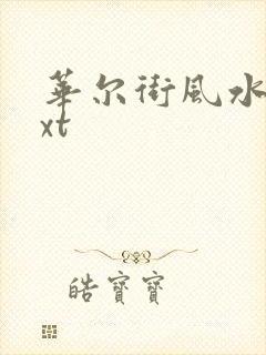 华尔街风水师txt