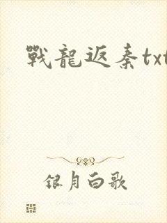 战龙返秦txt
