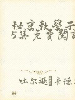 秘密教学子豪65集免费阅读