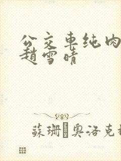 公交车纯肉超H赵雪晴