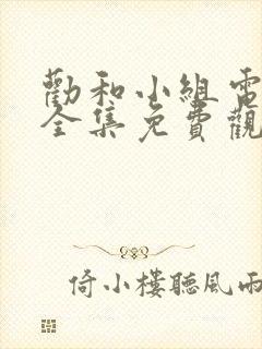 劝和小组电视剧全集免费观看