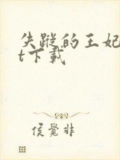 失踪的王妃txt下载