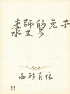 老师的兔子又软水又多