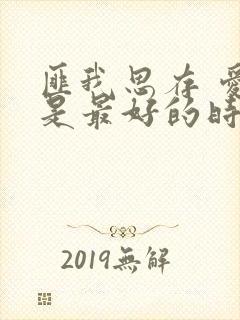 匪我思存 爱你是最好的时光