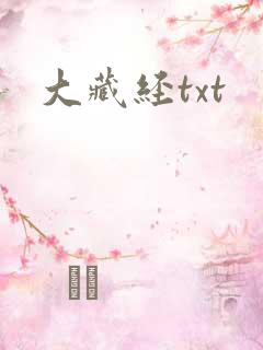 大藏经txt