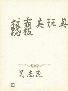 校霸夹玩具坐跷跷板