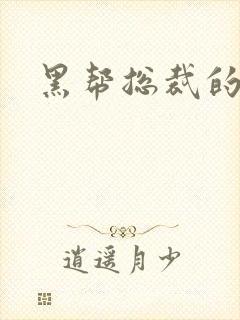 黑帮总裁的宠妻