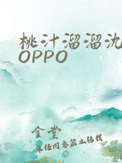 桃汁溜溜沈妙妙OPPO