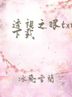 透视之眼txt下载